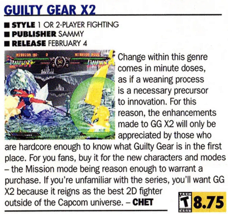 An article from Game Informer. A screenshot from the game is included.