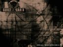 A wallpaper of grungy brown textures with the Guilty Gear X logo in the corner.