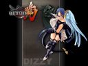A wallpaper of Dizzy on a grey and black background with the GG Isuka logo.