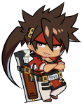 Sol's official chibi art for Guilty Gear Strive. By Sumeragi.