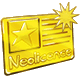 A golden card with a star on it that says 'Neolicense' at the bottom.